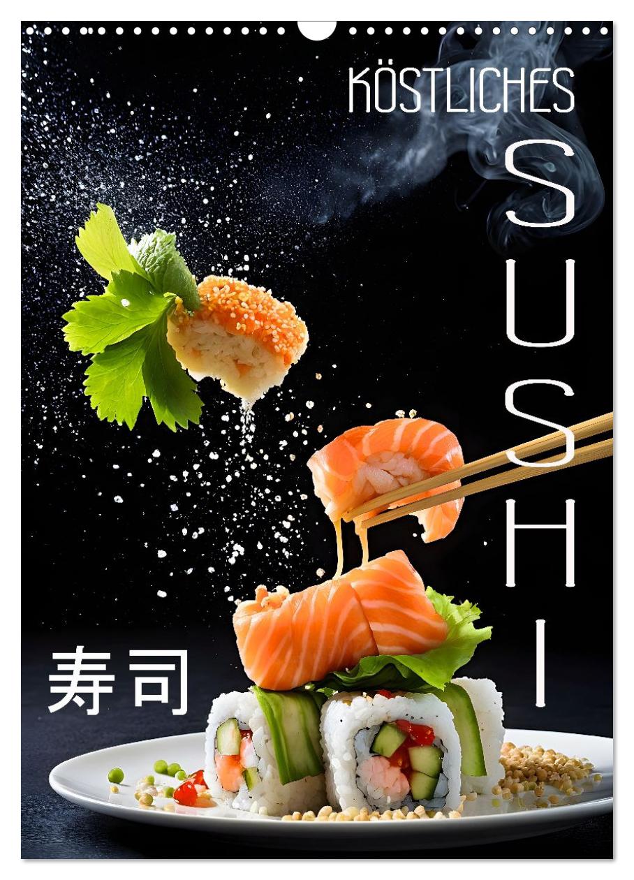 Cover-Abbildung für Köstliches Sushi (Wandkalender 2026 DIN A3 hoch), CALVENDO Monatskalender (99999---978-3-516-71279-7)