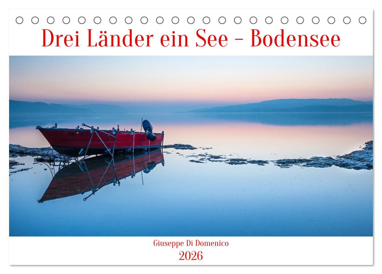 Cover-Abbildung für Drei Länder ein See - Bodensee (Tischkalender 2026 DIN A5 quer), CALVENDO Monatskalender (99999---978-3-516-71597-2)