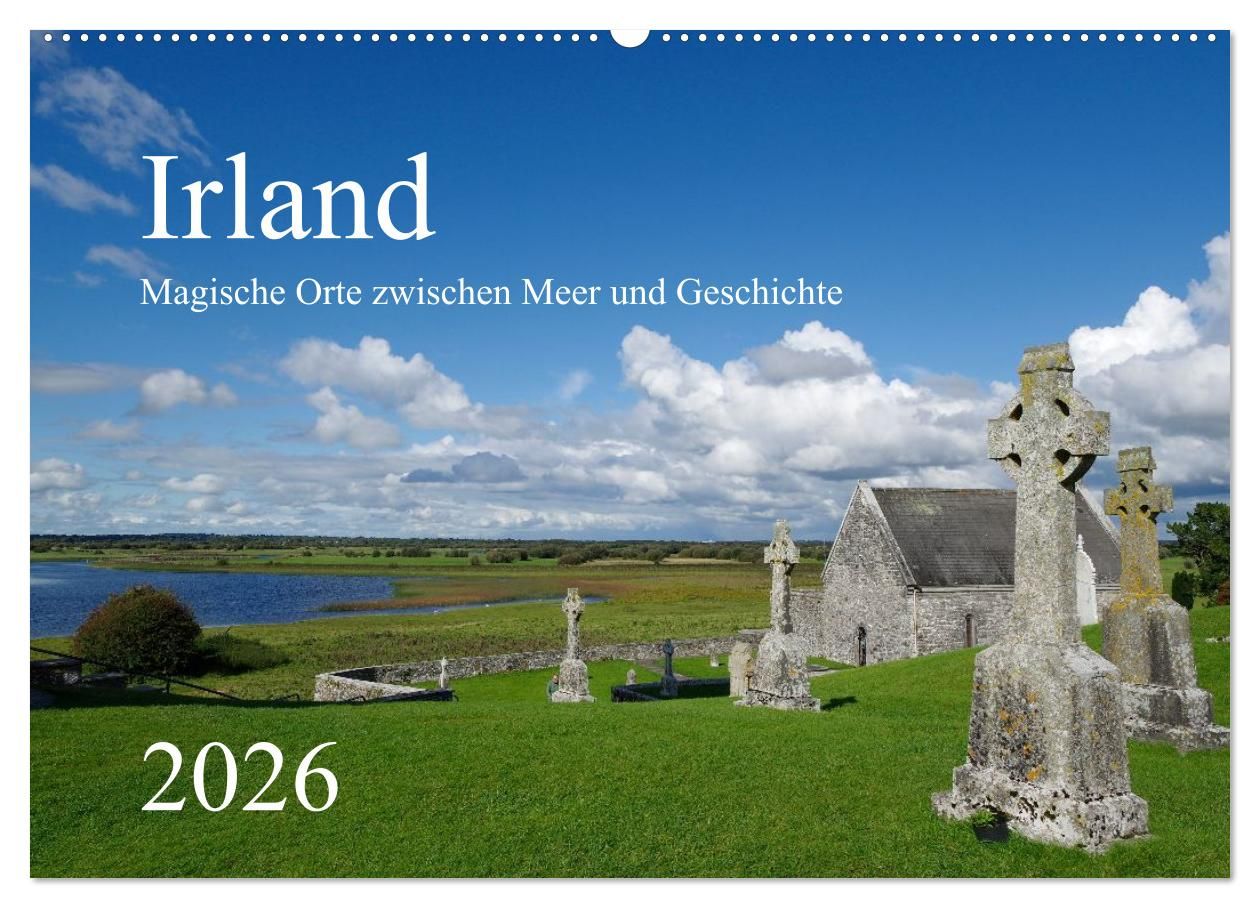 Cover-Abbildung für Irland – Magische Orte zwischen Meer und Geschichte (Wandkalender 2026 DIN A2 quer), CALVENDO Monatskalender (99999---978-3-516-71609-2)
