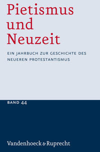 Pietismus und Neuzeit Band 44 - 2018