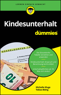 Cover-Abbildung für Kindesunterhalt für Dummies (Softcover/Paperback) (99999---978-3-527-72255-6)