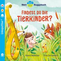 Mein Baby-Pixi-Buggybuch: Findest du die Tierkinder?