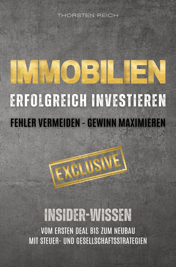 Cover-Abbildung für IMMOBILIEN: Erfolgreich investieren: Fehler vermeiden - Gewinn maximieren (Softcover/Paperback) (99999---978-3-565-02358-5)