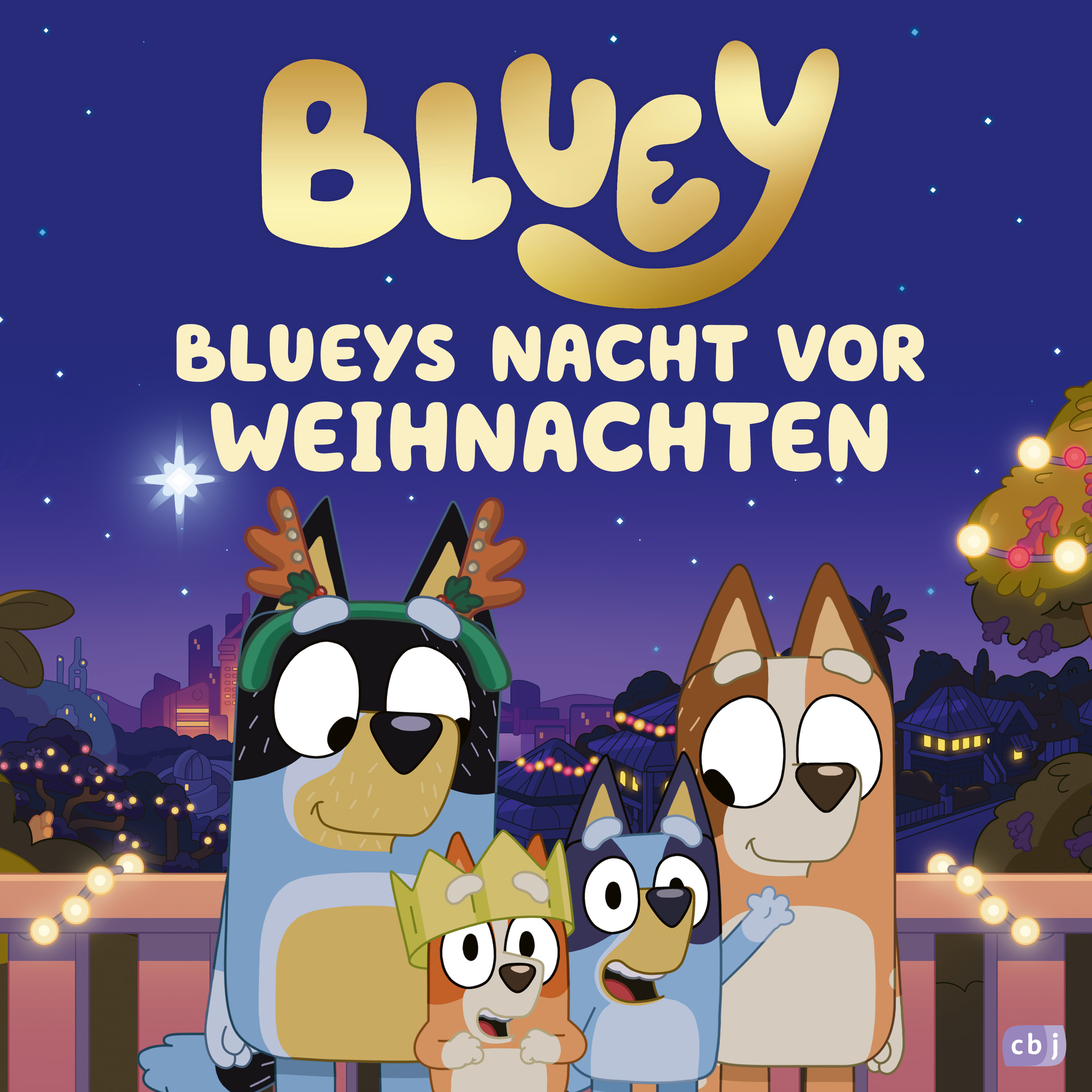 Cover-Abbildung für BLUEY – Blueys Nacht vor Weihnachten (Hardcover) (99999---978-3-570-18308-3)