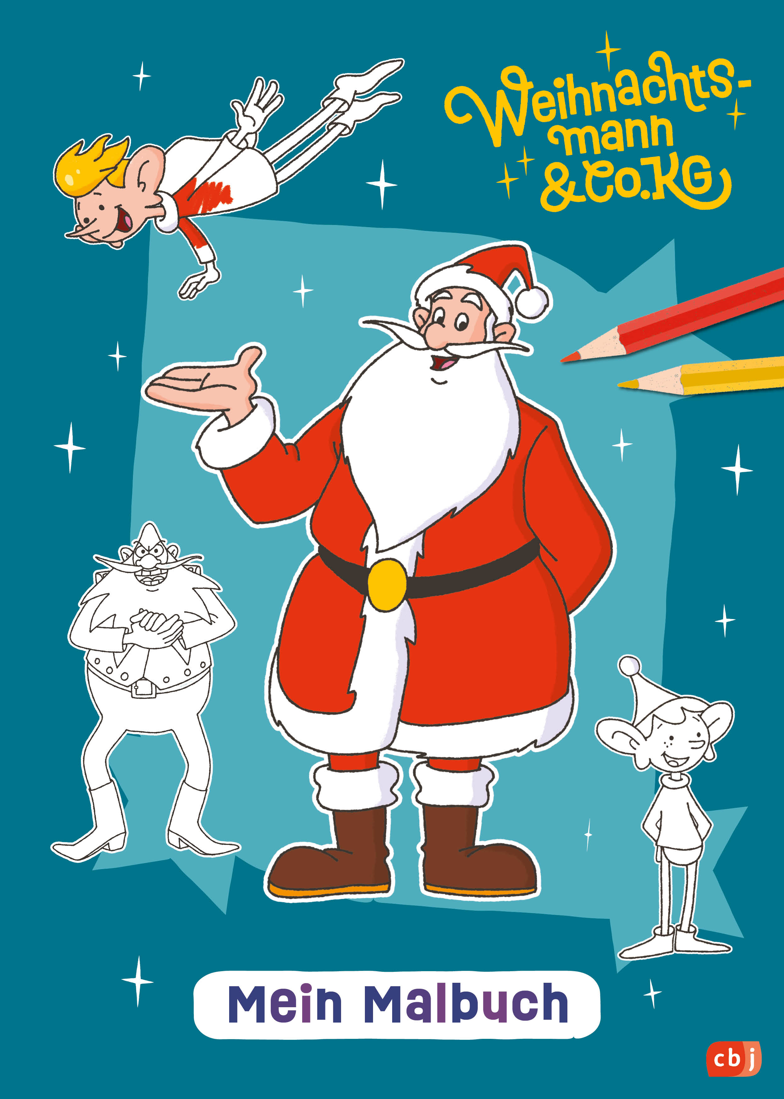 Cover-Abbildung für Weihnachtsmann & Co. KG – Mein Malbuch (Hardcover) (99999---978-3-570-18339-7)