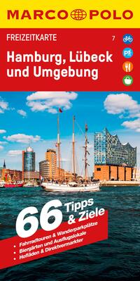 MARCO POLO Freizeitkarte 7 Hamburg, Lübeck und Umgebung 1:100.000