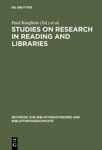 Studies on research in reading and libraries