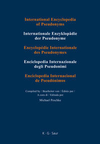 International Encyclopedia of Pseudonyms. Real Names / Bradel – Díaz y Rodríguez