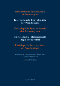 International Encyclopedia of Pseudonyms. Real Names / Texlor – Zzámbokréti