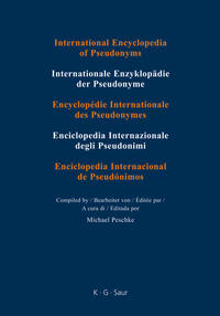International Encyclopedia of Pseudonyms. Pseudonyms / Tau – ZZZ