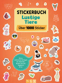 Cover-Abbildung für Stickerbuch Lustige Tiere I Über 1000 Sticker (Softcover/Paperback) (99999---978-3-625-19824-6)