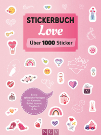 Cover-Abbildung für Stickerbuch Love I Über 1000 Sticker (Softcover/Paperback) (99999---978-3-625-19825-3)