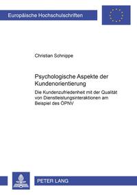 Psychologische Aspekte der Kundenorientierung