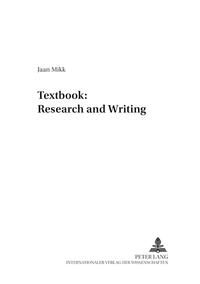 Textbook: Research and Writing