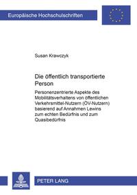 Die öffentlich transportierte Person