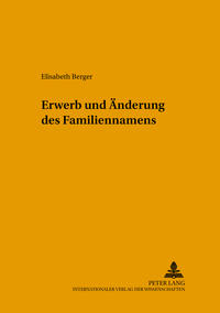 Erwerb und Änderung des Familiennamens