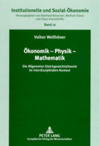 Ökonomik – Physik – Mathematik