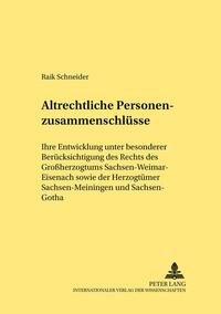 Altrechtliche Personenzusammenschlüsse