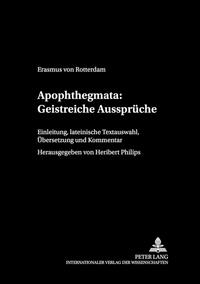 Apophthegmata: Geistreiche Aussprüche