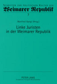 Linke Juristen in der Weimarer Republik