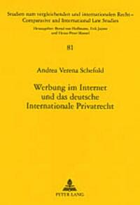 Werbung im Internet und das deutsche Internationale Privatrecht