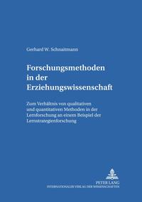 Forschungsmethoden in der Erziehungswissenschaft