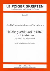 Textlinguistik und Stilistik für Einsteiger