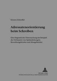 Adressatenorientierung beim Schreiben