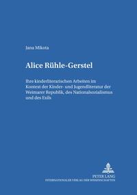 Alice Rühle-Gerstel