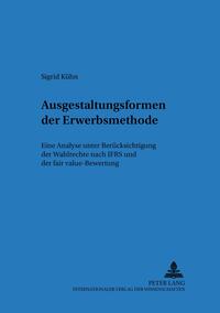 Ausgestaltungsformen der Erwerbsmethode