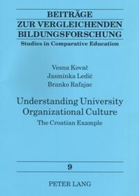 Understanding University Organizational Culture