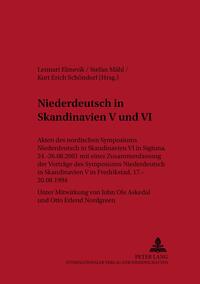 Niederdeutsch in Skandinavien V und VI