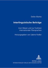 Interlinguistische Beiträge