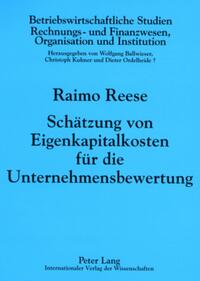 Schätzung von Eigenkapitalkosten für die Unternehmensbewertung