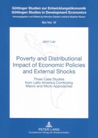 Poverty and Distributional Impact of Economic Policies and External Shocks