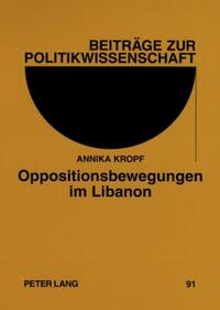 Oppositionsbewegungen im Libanon