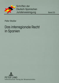 Das interregionale Recht in Spanien