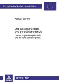 Das Gesellschaftsbild des Bundesgerichtshofs