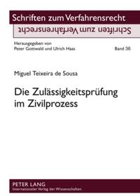 Die Zulässigkeitsprüfung im Zivilprozess