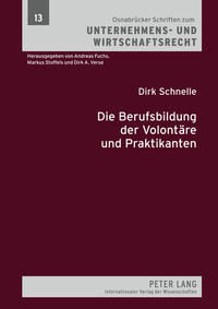 Die Berufsbildung der Volontäre und Praktikanten