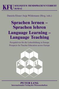Sprachen lernen – Sprachen lehren- Language Learning – Language Teaching
