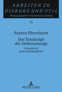 Das Textdesign der Stellenanzeige