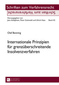 Internationale Prinzipien für grenzüberschreitende Insolvenzverfahren