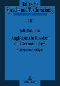Anglicisms in Russian and German Blogs