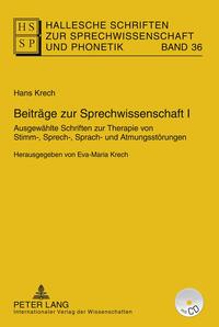 Beiträge zur Sprechwissenschaft I