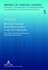 Mentale Prozesse beim Hörverstehen in der Fremdsprache