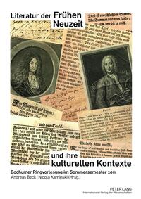 Literatur der Frühen Neuzeit und ihre kulturellen Kontexte