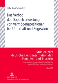 Das Verbot der Doppelverwertung von Vermögenspositionen bei Unterhalt und Zugewinn