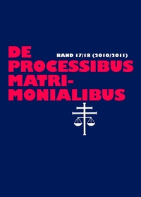 De processibus matrimonialibus