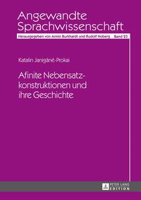 Afinite Nebensatzkonstruktionen und ihre Geschichte